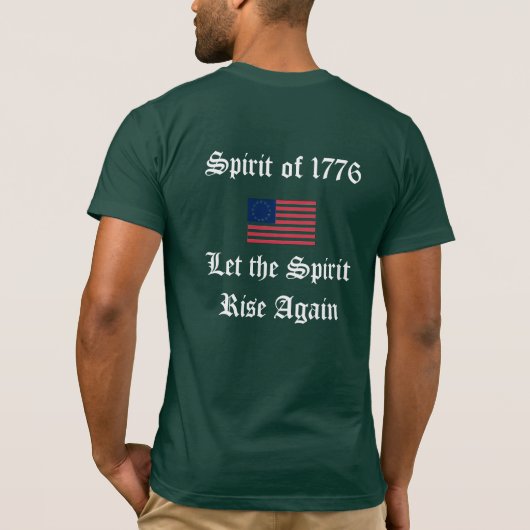 Geest van 1776 t-shirt (Achterkant)