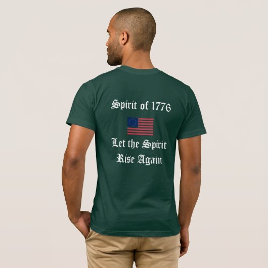 Geest van 1776 t-shirt (Achterkant volledig)