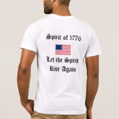 Geest van 1776 t-shirt (Achterkant)