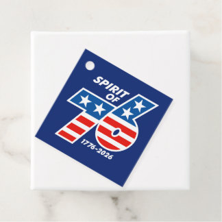 Geest van 76 - America's 250e verjaardag 1776-2026 Bedankjes Labels