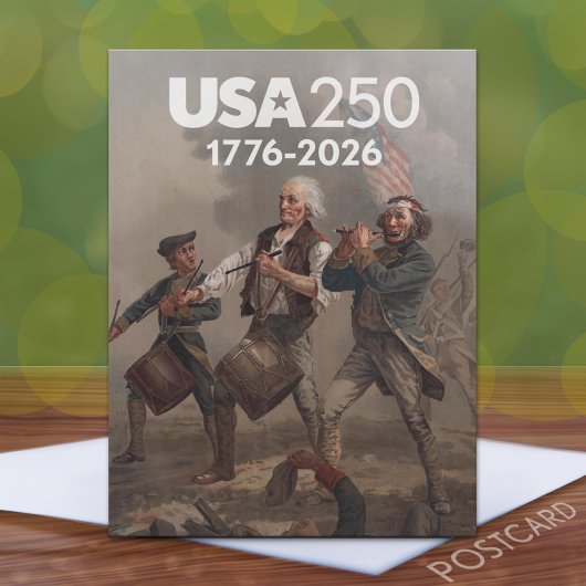 Geest van 76 - America's 250e verjaardag Briefkaart