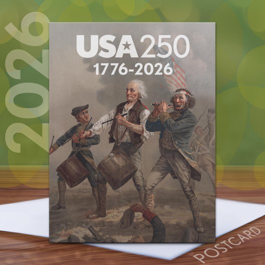Geest van 76 - America's 250e verjaardag Briefkaart