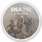 Geest van 76 - America's 250e verjaardag Sticker (Voorkant)