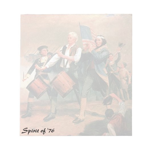Geest van '76 notitieblok (Voorkant)
