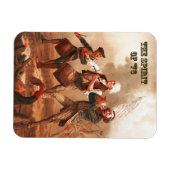 Geest van '76. Patriottische beeldende kunst Magneet (Horizontaal)