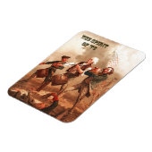 Geest van '76. Patriottische beeldende kunst Magneet (Linkerzijde)