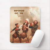 Geest van '76. Patriottische beeldende kunst Muismat (Met muis)
