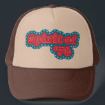 Geest van '76 retro trucker pet<br><div class="desc">Viel de Onafhankelijkheidsdag van Amerika uit 1776.</div>