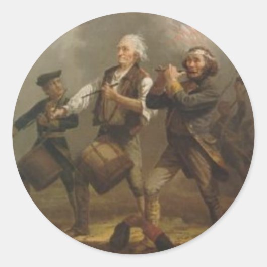 Geest van 76 ronde sticker (Voorkant)