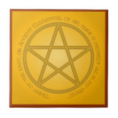Geest van Air Pentacle Altar Tegeltje (Voorkant)