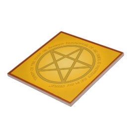 Geest van Air Pentacle Altar Tegeltje