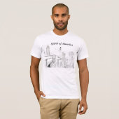 Geest van Amerika T-shirt (Voorkant volledig)