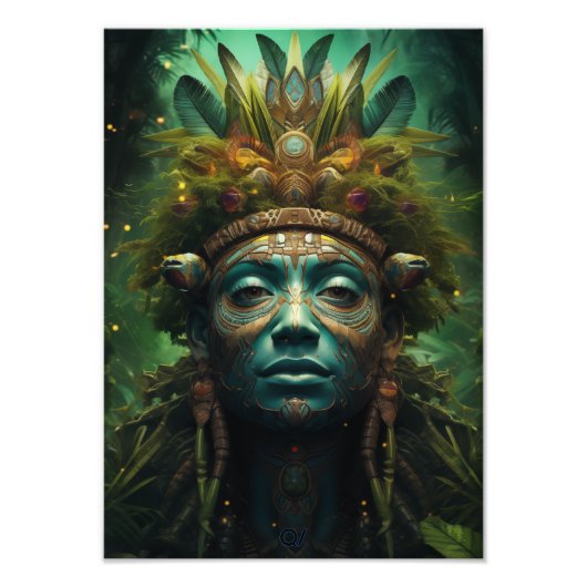 Geest van Ayahuasca Foto Afdruk (Voorkant)