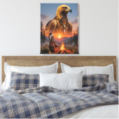 Geest van de Adelaar Canvas Afdruk (Insitu (Slaapkamer))