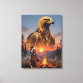 Geest van de Adelaar Canvas Afdruk (Voorkant)