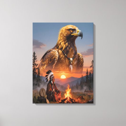 Geest van de Adelaar Canvas Afdruk (Voorkant)