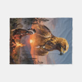 Geest van de Adelaar Fleece Deken (Voorkant (Horizontaal))