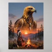 Geest van de Adelaar Poster (Voorkant)