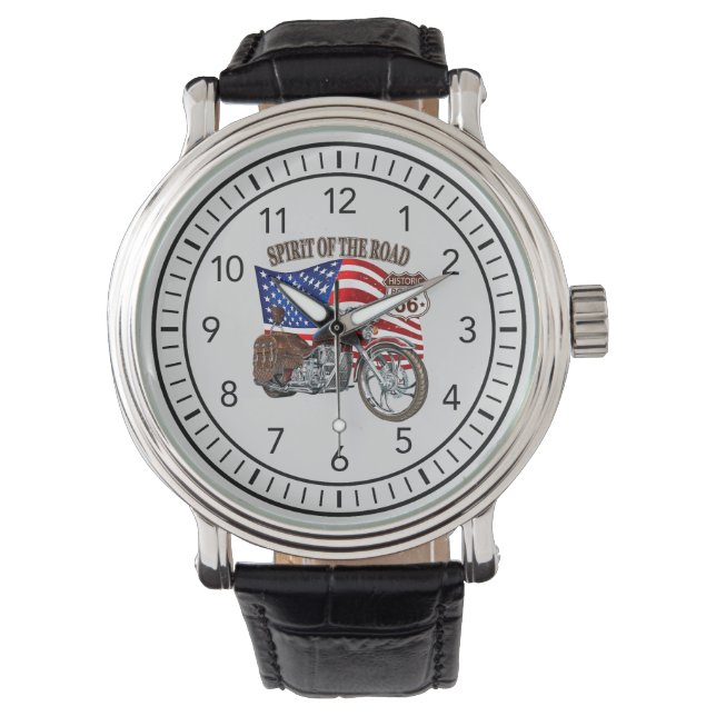 Geest van de Amerikaanse wegmotor Horloge (Voorkant)