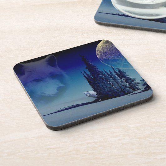 Geest van de Bossen Onderzetter (Linkerzijde)