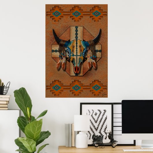 Geest van de Buffalo Poster (Thuiskantoor)