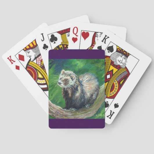 Geest van de Bunzing Pokerkaarten (Achterkant)