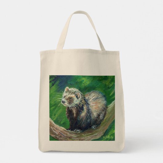 Geest van de Bunzing Tote Bag (Achterkant)