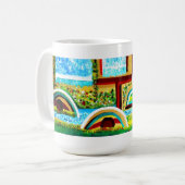 Geest van de Costa del Sol art Koffiemok (Voorkant links)