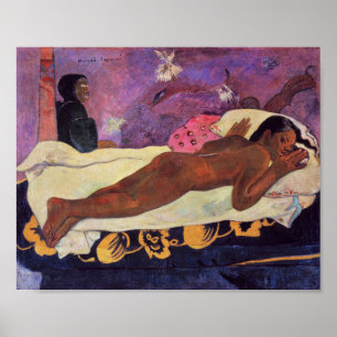 Geest van de doden die waakt Paul Gauguin Poster
