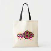 Geest van de grafische pop roze canvas tas van 80 (Voorkant)