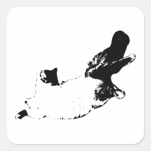 Geest van de Haard Vierkante Sticker