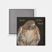 Geest van de havik magneet (Voorkant / Achterkant)
