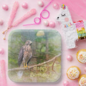 Geest van de Hawk Birthday Papieren Bordje (Feest)