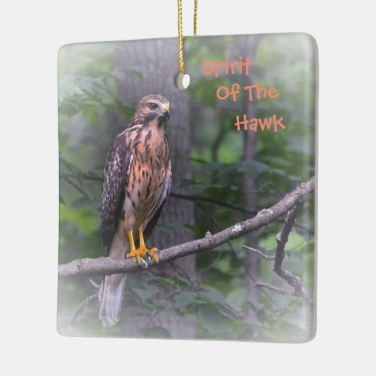 Geest van de Hawk Keramisch Ornament (Links)