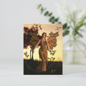 Geest van de herfst briefkaart (Staand voorkant)