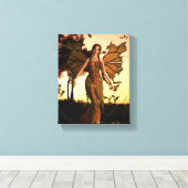 Geest van de herfst canvas afdruk (Insitu (Houten vloer))