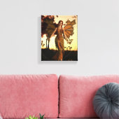 Geest van de herfst canvas afdruk (Insitu (Woonkamer))