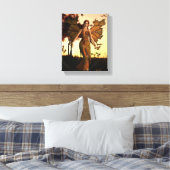 Geest van de herfst canvas afdruk (Insitu (Slaapkamer))