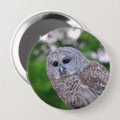 Geest van de hol ronde button 4,0 cm (Voorkant /achterkant)