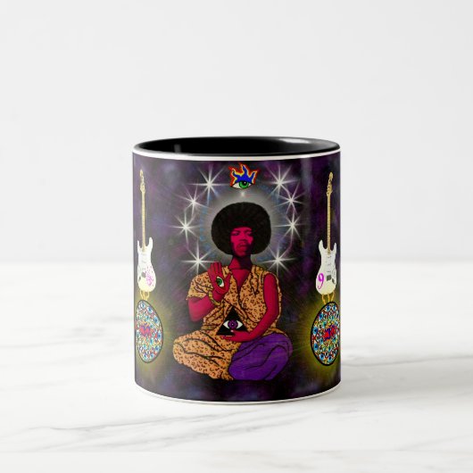 Geest van de jaren zestig tweekleurige koffiemok (Center)