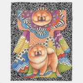 GEEST VAN DE KIMONO • Chow Fleece Deken (Voorkant)