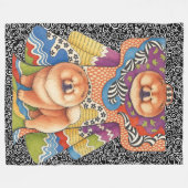 GEEST VAN DE KIMONO • Chow Fleece Deken (Voorkant (Horizontaal))