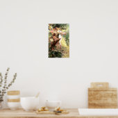 Geest van de Lente van Mucha Fine Art Print (Keuken)