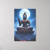 Geest van de Maan over Nusantara Canvas Afdruk (Voorkant)