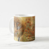 Geest van de Mok van de Rode Fox Kunst (Voorkant links)
