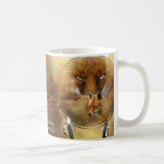 Geest van de Mok van de Rode Fox Kunst (Rechts)