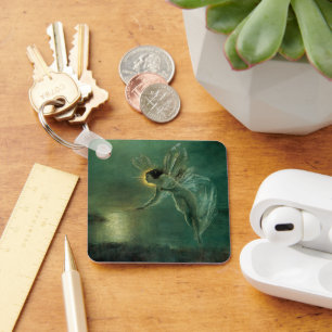 Geest van de Nacht door Grimshaw, Victoriaanse Fee Sleutelhanger