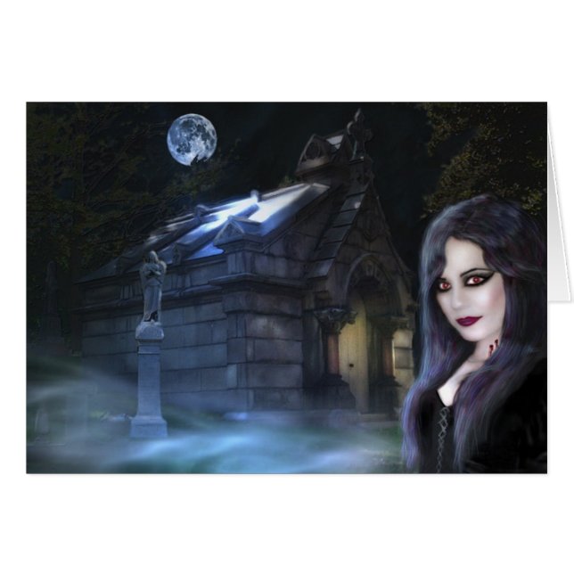 Geest van de nacht, kaart (Voorkant Horizontaal)