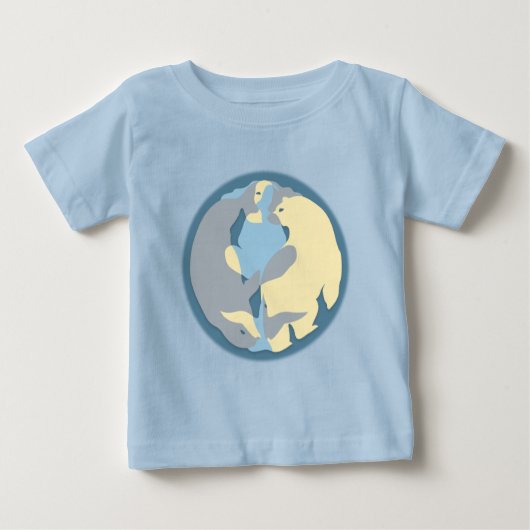 Geest van de Noord-Toddler Wildlife Art T-Shirt (Voorkant)