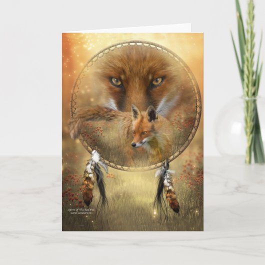 Geest van de Red Fox ArtCard Kaart (Voorkant)